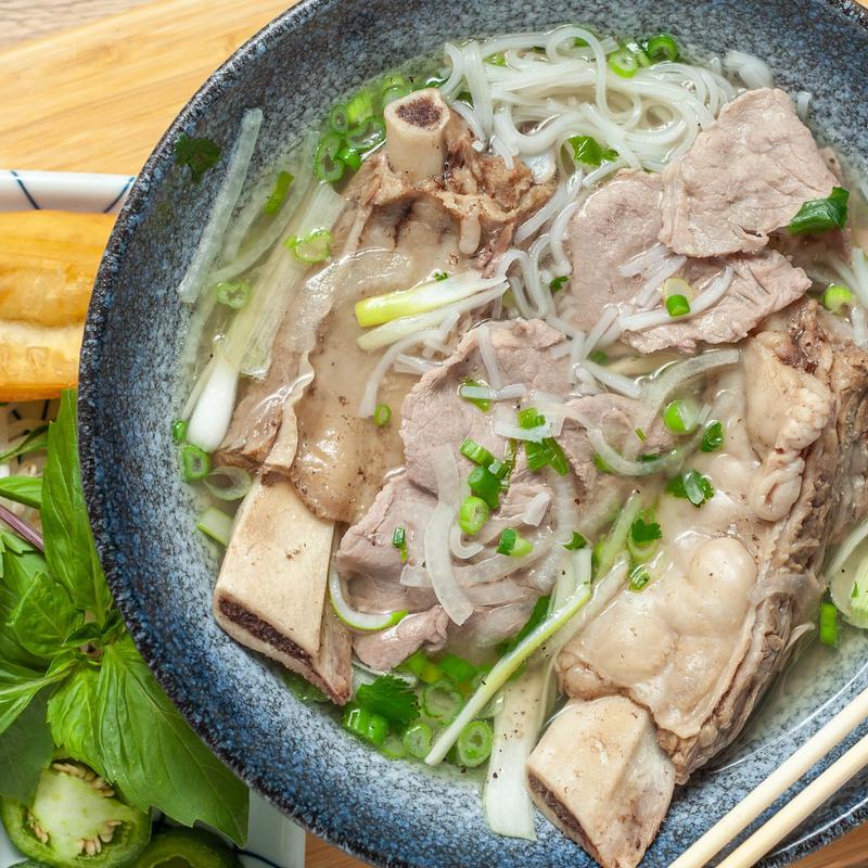 Pho Tai Suon Bo l Short Rib & Filet